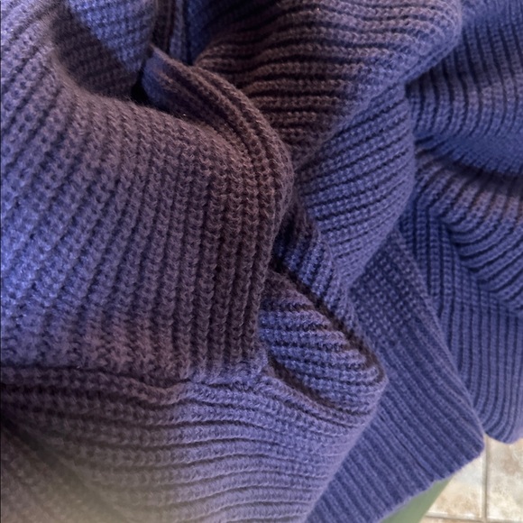 Cozy Purple Knit Long Cardigan Boutique Brand New - Picture 4 of 4